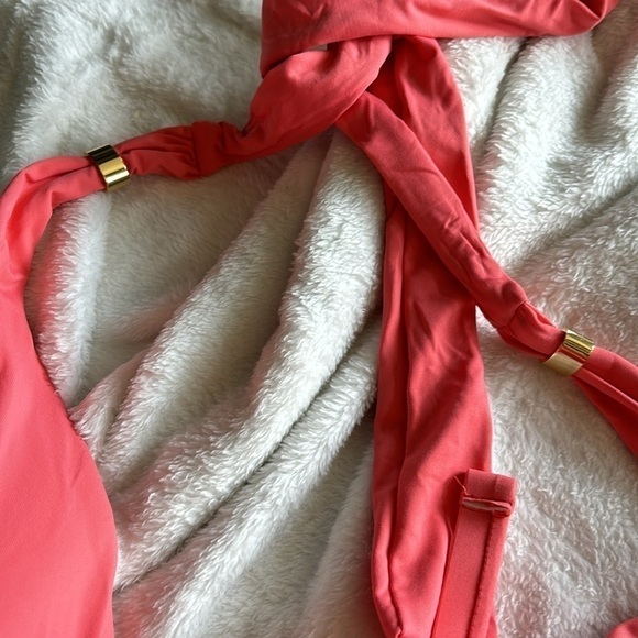 Lauren Ralph Lauren blk label coral reef paisley halter 2 piece bikini swimsuit - Picture 5 of 14